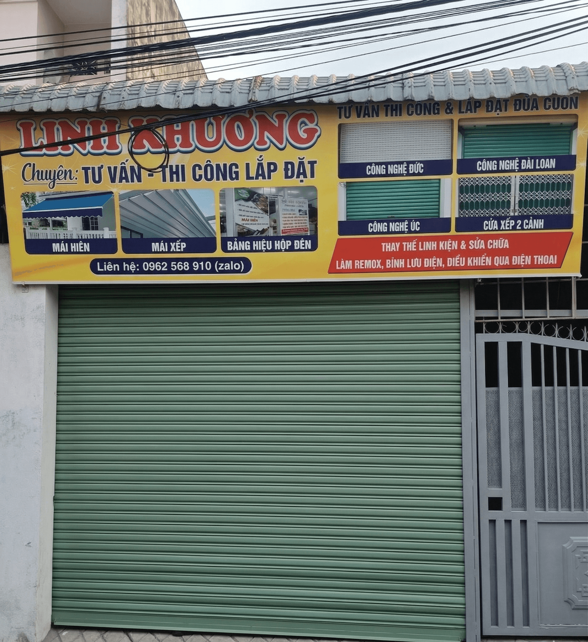 Văn phòng cửa hàng Linh Khương tại Tân Đông Hiệp, Bình Dương