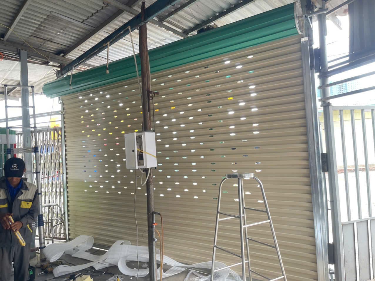 Cửa Cuốn Thông Gió Cửa cuốn thông gió lắp đặt tại TP.HCM