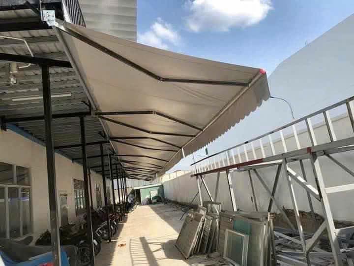 Mái Che Nhà Máy Mái che hành lang nhà máy khu công nghiệp