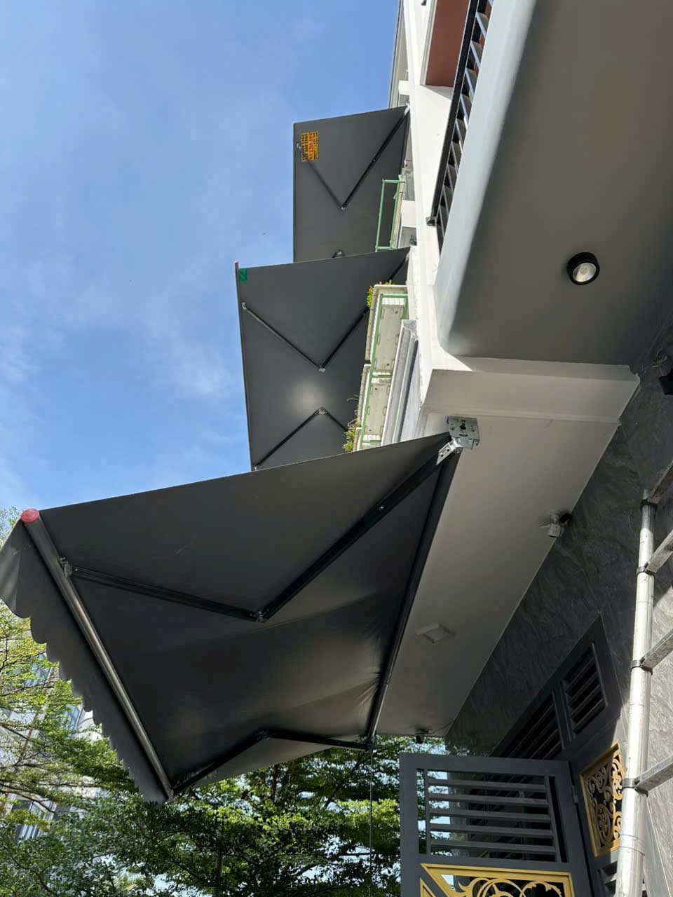 Mái Xếp Nhà Phố Mái xếp di động nhà phố nhiều tầng